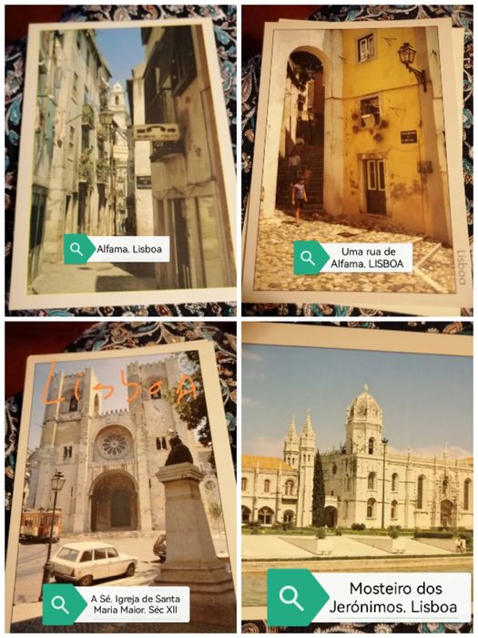 Postais de Portugal a cores