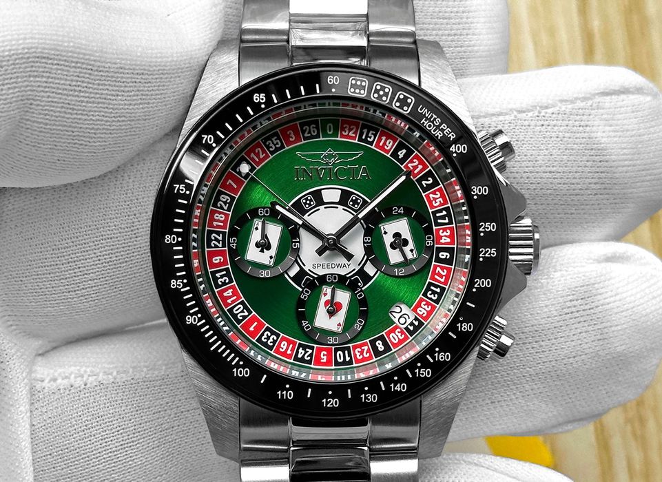 Часы Invicta 44642 Speedway Casino 40 mm. Chronograph 200 MT.