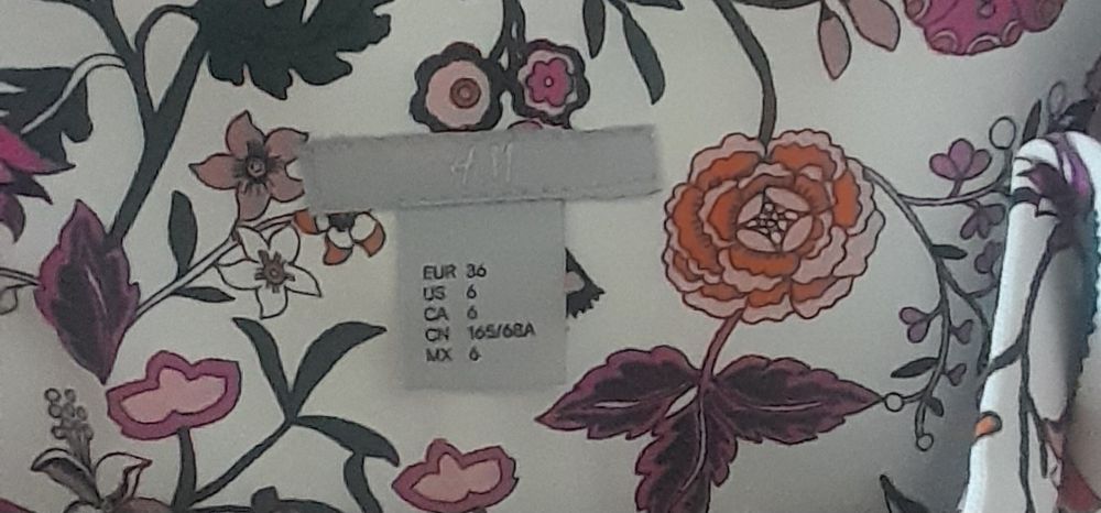 Piękne eleganckie,wiązane,wysoki stan 36 H&M