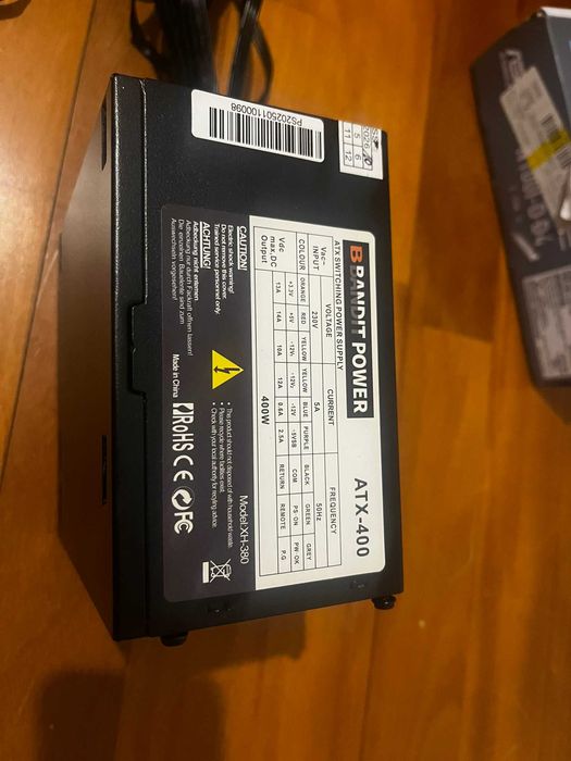 Zasilacz Komputerowy ATX 400W 24pin 3xSATA 2xMOLEX Cicha Praca Chłodzenie