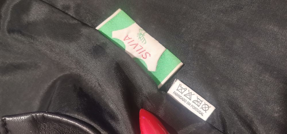 Casacos Gabardine em Pele Genuina