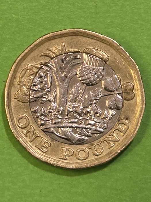 Moeda 1 Libra Esterlina 2017 - Rainha Isabel II (Reino Unido)