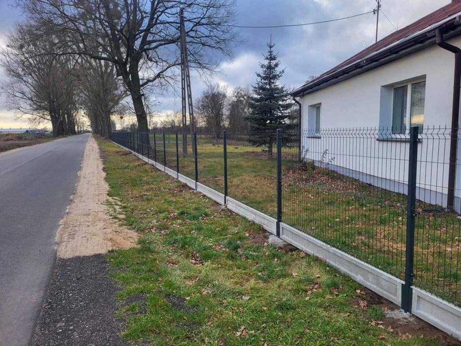 Ogrodzenie Palisadowe / Panelowe Panel 3D