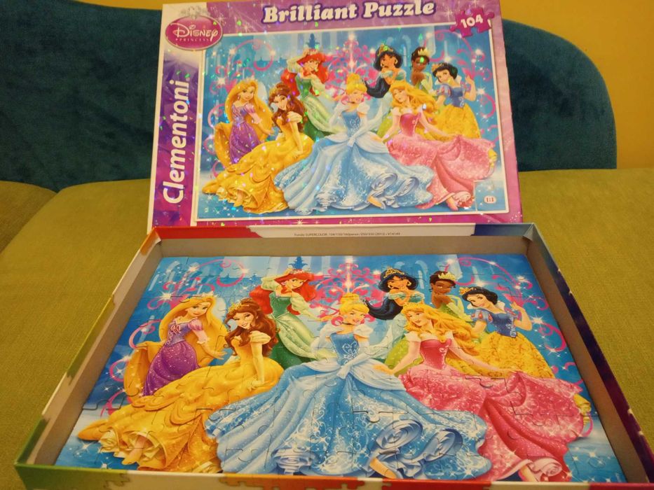 Puzzle  - Księżniczki Disney'a 104 elementy