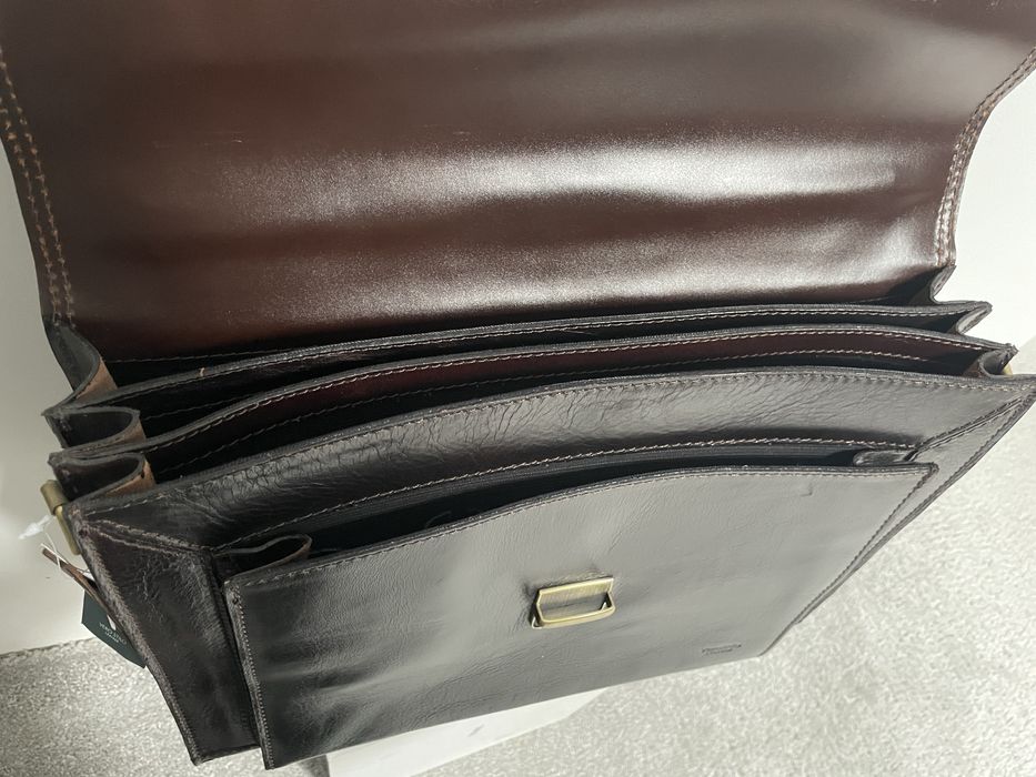 Skórzana aktówka Verostilo Leather