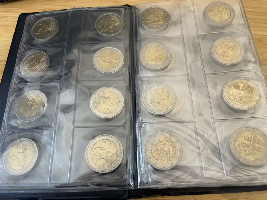 Coleçao Moedas 2 Euros comemorativas - numismática