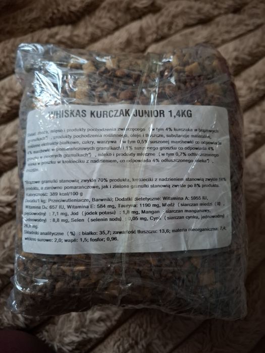 Zestaw karmy dla kota: Felix mokra 30szt. + Whiskas Junior 3x 1,4kg - Całość!