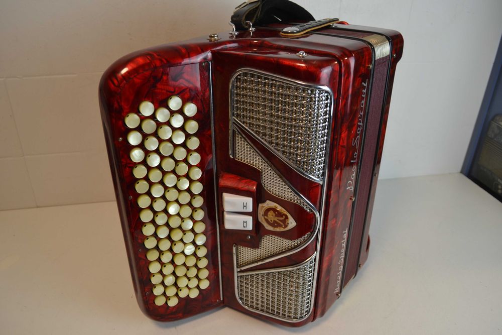 Acordeao Paolo Soprani Especial 2 voz.