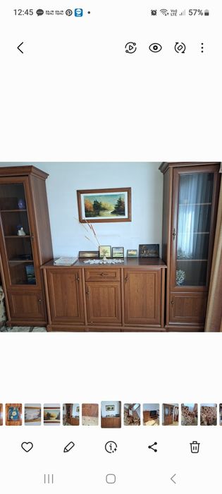 Zestaw mebli z ławą kanapą fotelami