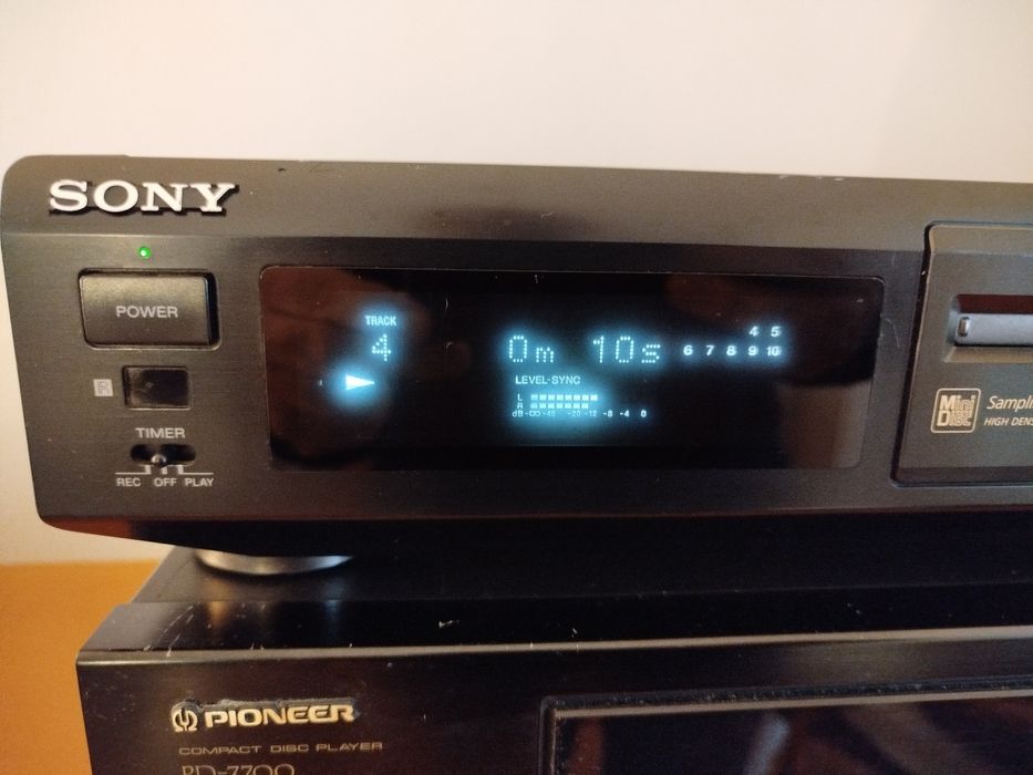 Sony MDS-JE500 minidisc (com problema na gravação)