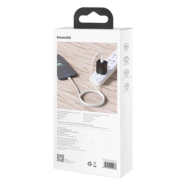 Kabel Baseus Cafule Series Metal Data USB-C / Lightning 20W PD 1 m - b