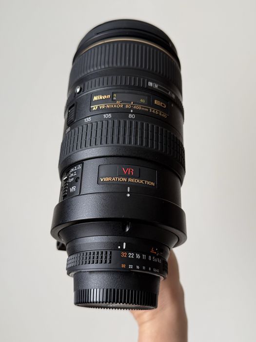 Об'єктив Nikon AF VR 80-400mm 4.5 ED