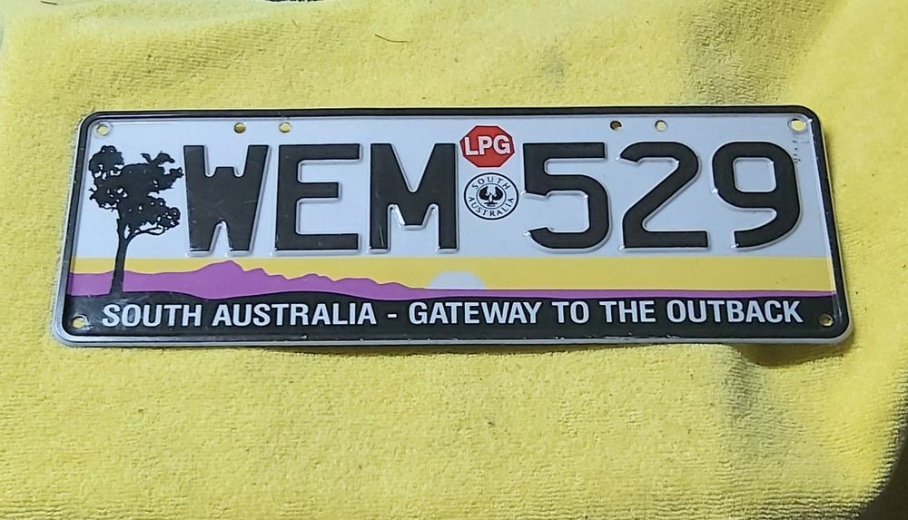 Tablica rejestracyjna Australia