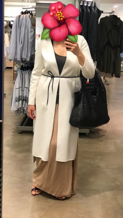 Продам стильное белое/Ivory  пальто  Autograph   премиум линейкаM&S
