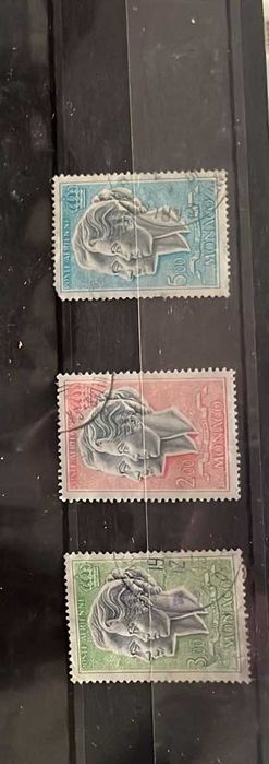 Selo francês de Mónaco Prince e princesa