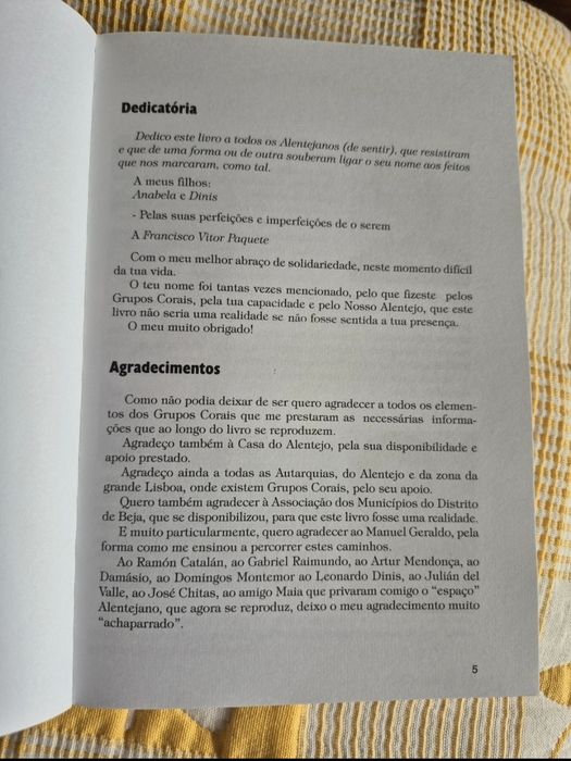 Livro " Corais Alentejanos"