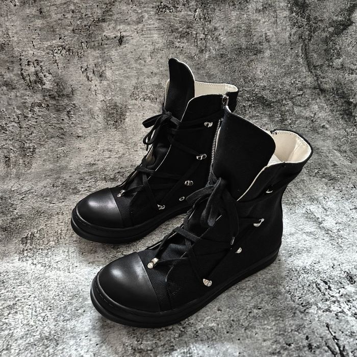Высокие кеды — модель Rick Owens DRKSHDW чорні( 43,44)