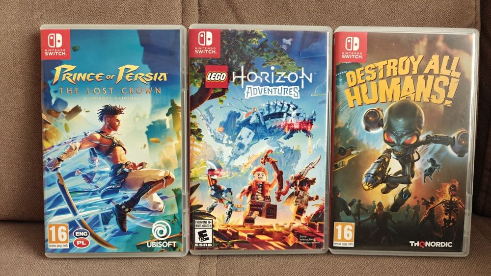 Prince of Persia, Horizon, Destroy All Humans Switch