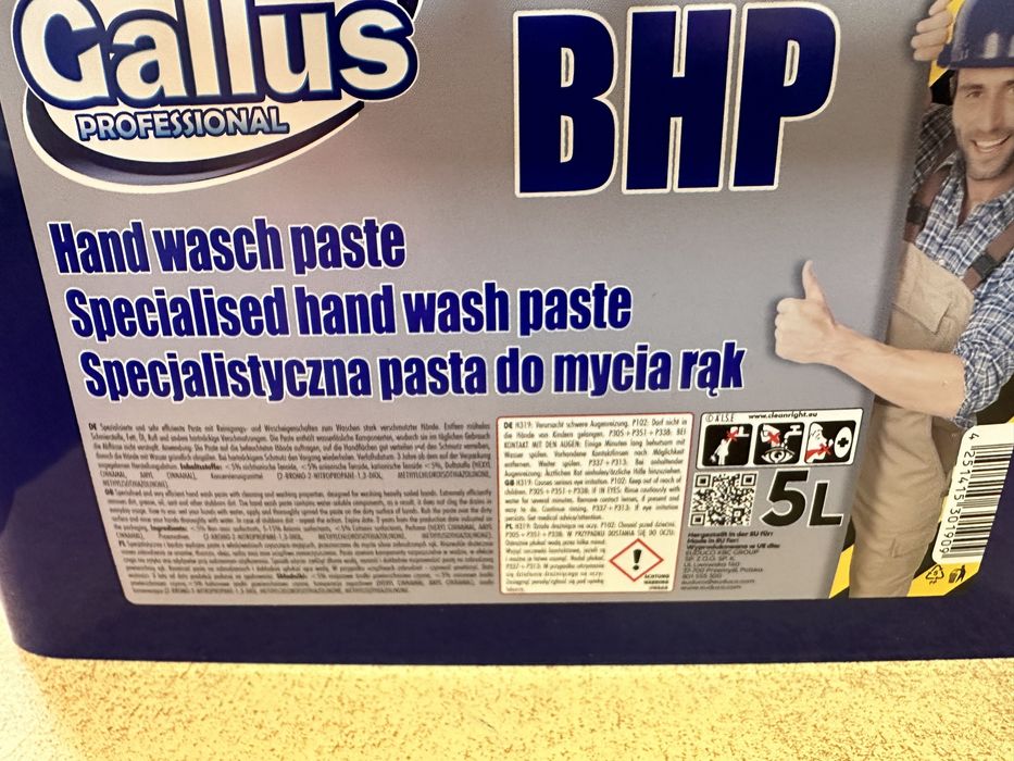 Pasta do rąk BHP Gallus 5 littów Fv