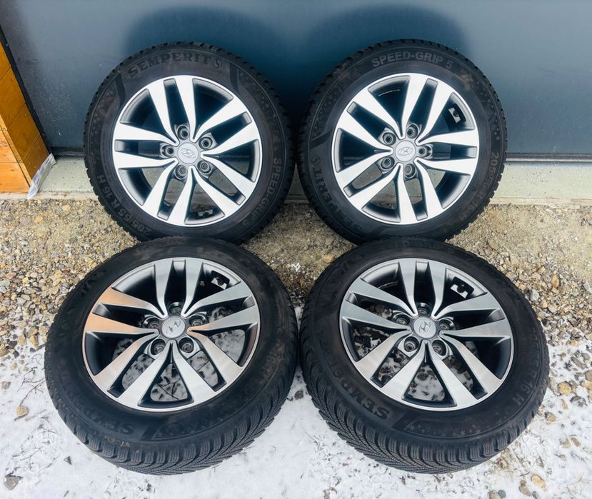 Komplet 4xkoła zimowe R16 opona Semperit, Hyundai i30, IONIQ, Elantra