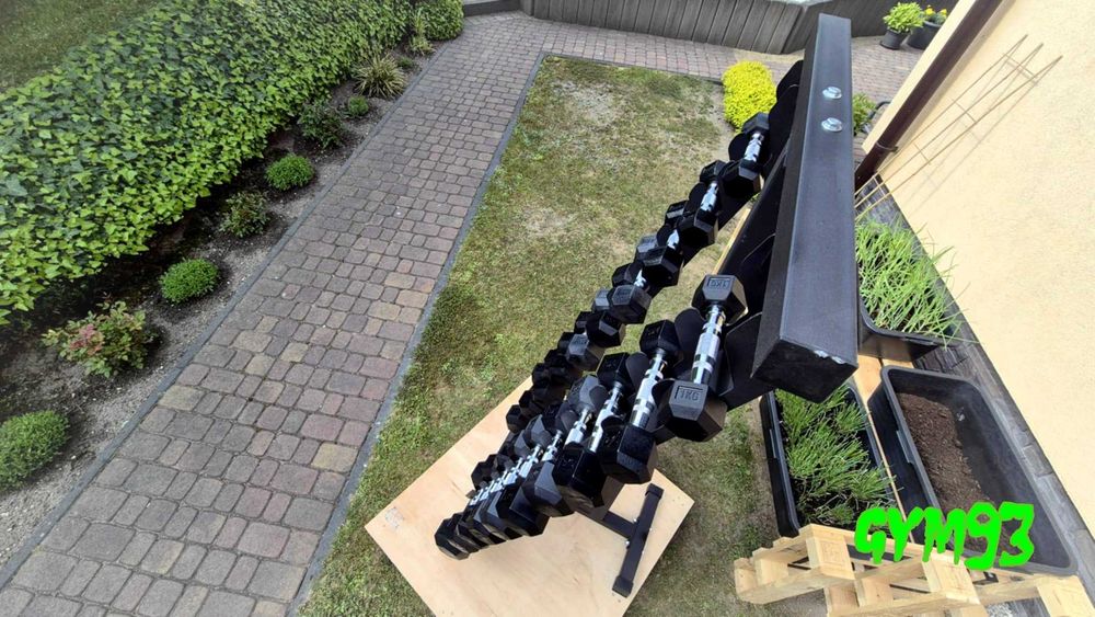 Zestaw Hantli Hex 1 do 10 kg 10 par