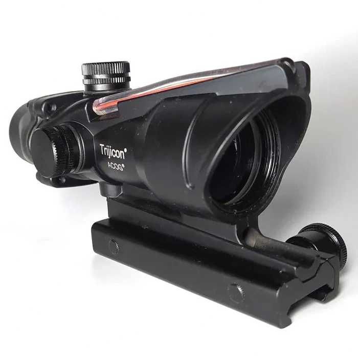 Тактичний приціл TRIJICON ACOG 4x32 з червоною підсвіткою / Тріджикон