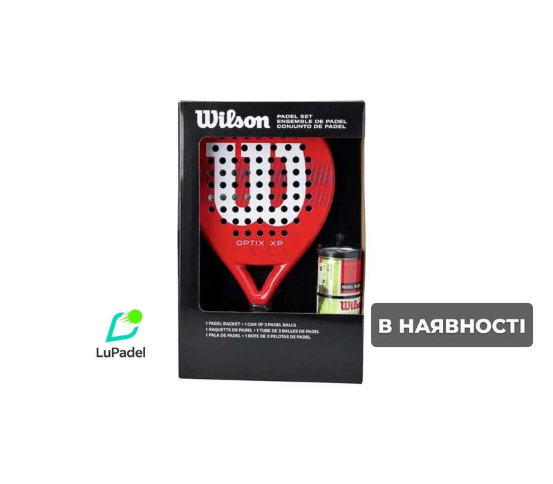 Набір для Паделю (Padel) тенісу - Wilson Optix XP