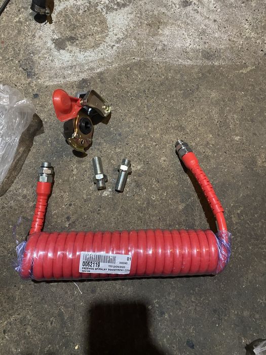 Шланг повітряний 5м+ повітряна груша до тягача причепа