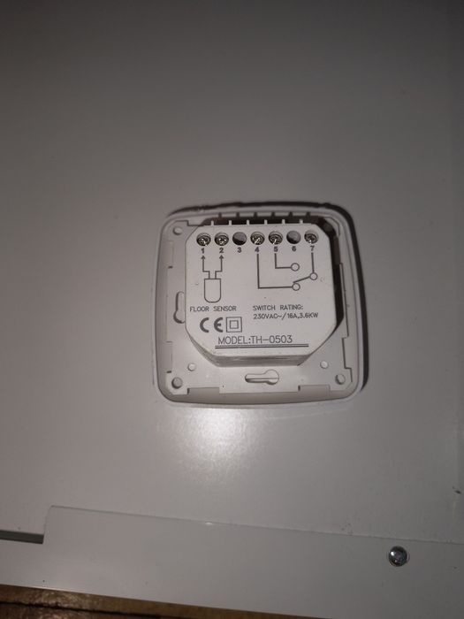 Termostat do ogrzewania podłogowego TH-0503