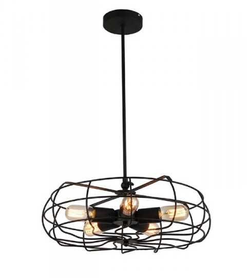 Lampa wisząca FAN Azzardo FLM02-BK AZ2532 jak NOWA!