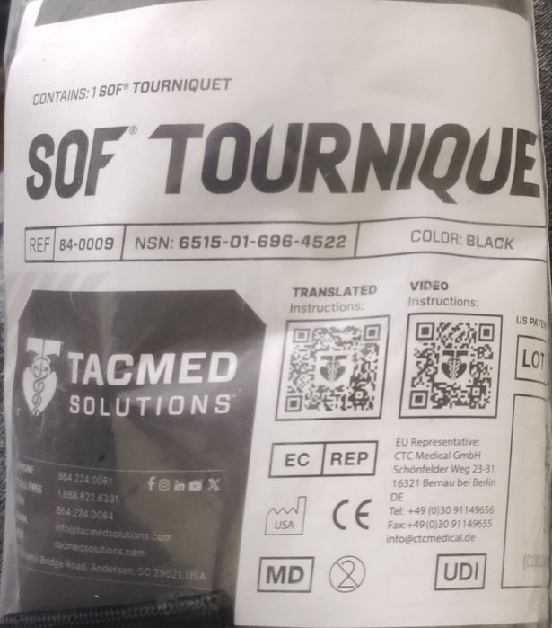 Турнікети Нові Оригінал 
Виробник:
TACMED SOLUTIONS USA
TACMED SOLUTI