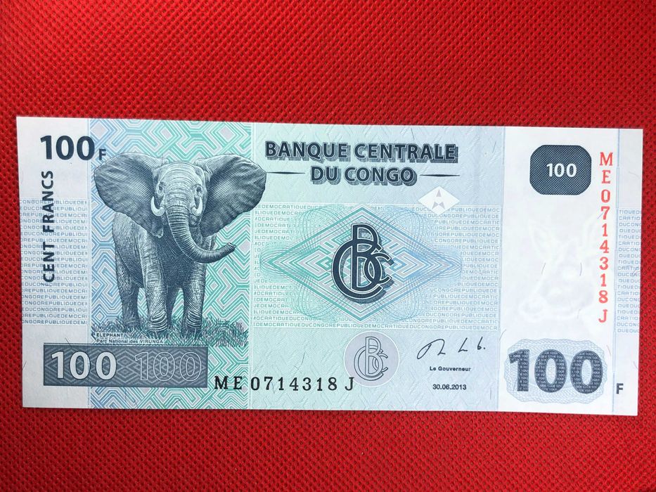 Congo 100 Francs 2013 UNC