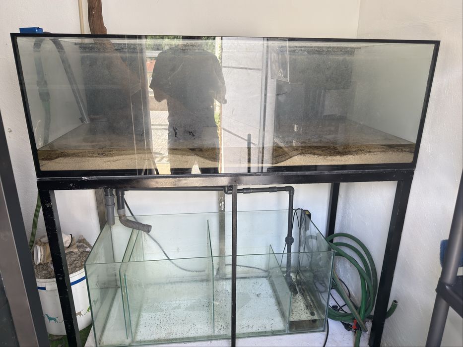 Aquario 150x70x50 + sump + estrutura