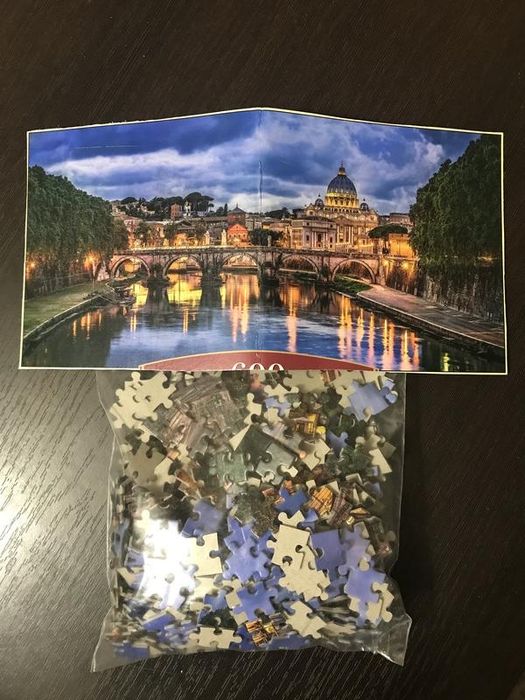 Пазли на 600 елементів вечірнє місто