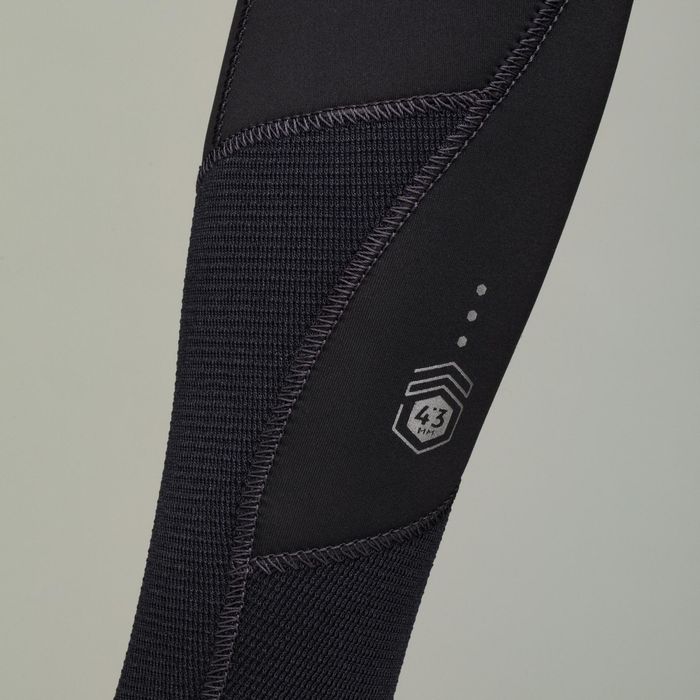 Fato de surf neoprene 4/3 mm Homem - 900 preto