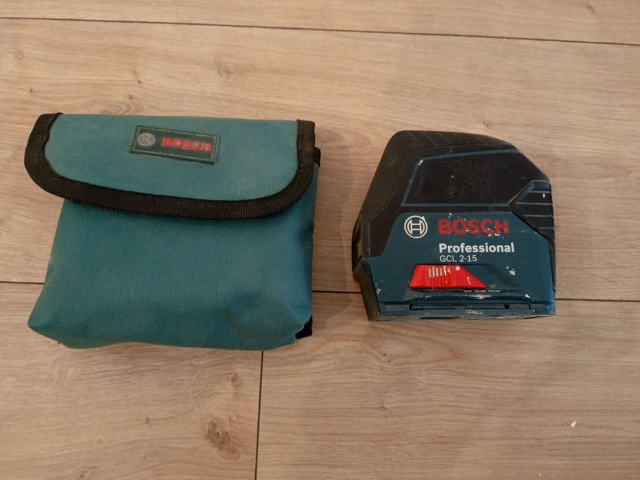 Laser krzyżowy Bosch GCL 2-15 Professional liniowy poziomica laserowa