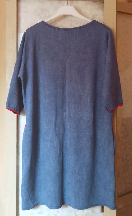 Tunika w kolorze dżinsu