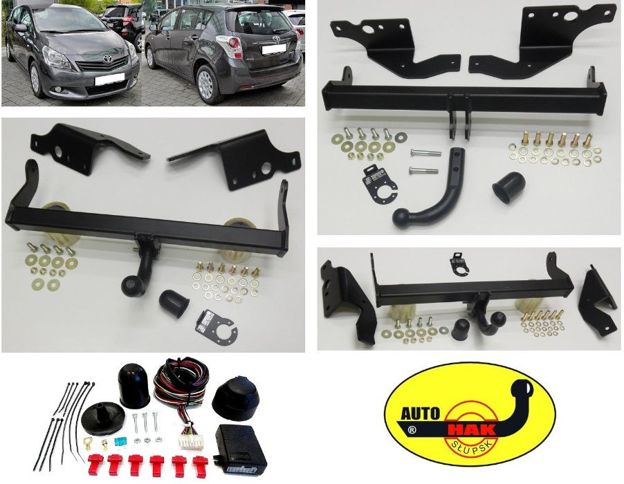 Słupsk Auto Hak Holowniczy+moduł+wiązka Toyota Verso 2009do2012 NOWY