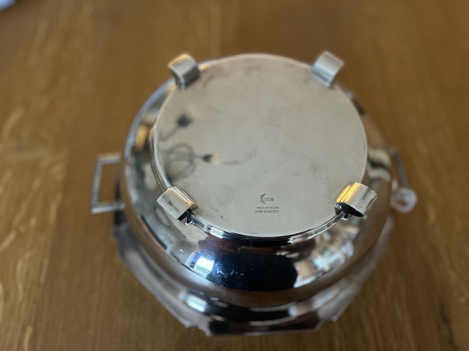 Naczynie misa waza czara posrebrzana