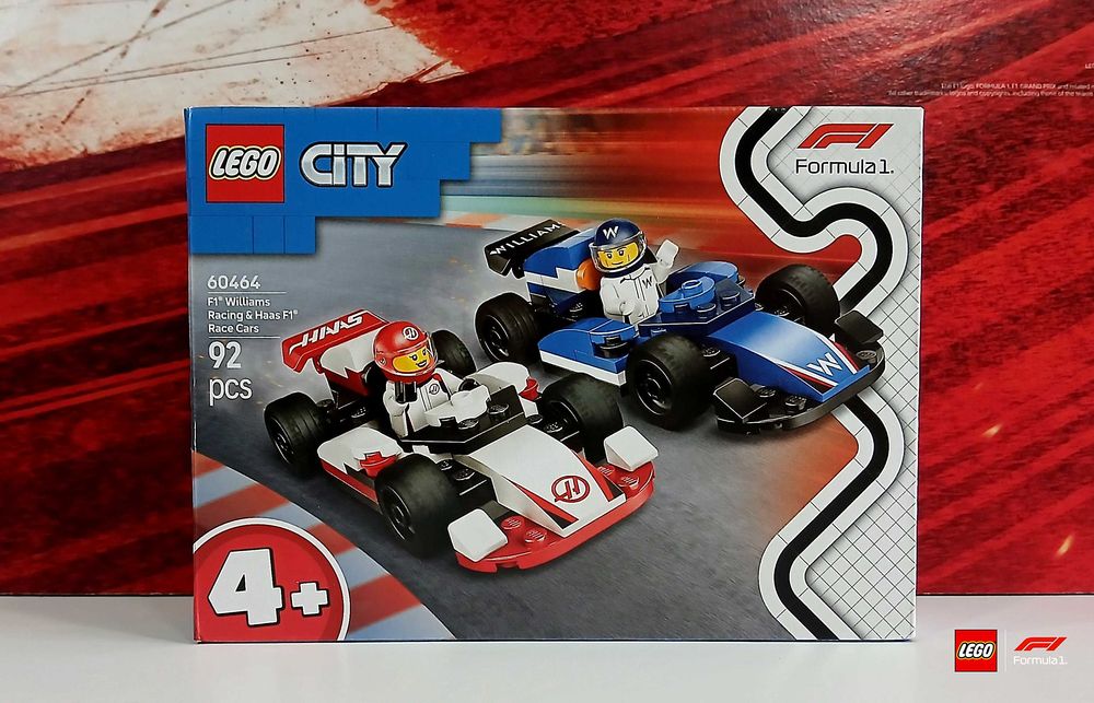 LEGO City #60464 - Carros de Corrida F1® da Williams Racing e Haas F1®