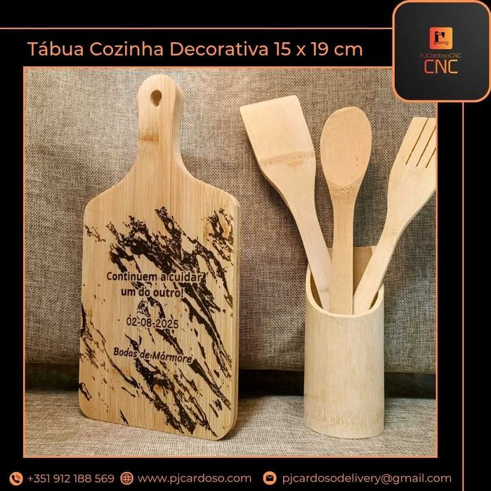 Tábua Cozinha Decorativa Personalizada