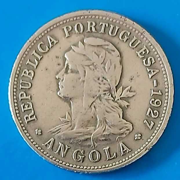 50 Centavos de 1927, Republica Portuguesa, Angola