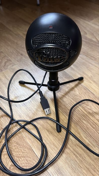 USB мікрофон Blue Snowball / для стриму, подкастів, навчання