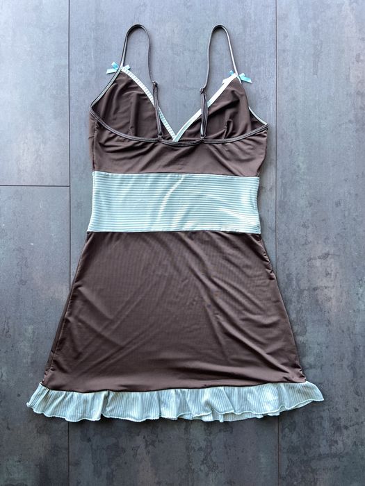 Шоколадний пеньар Obsessive + трусики, S/M