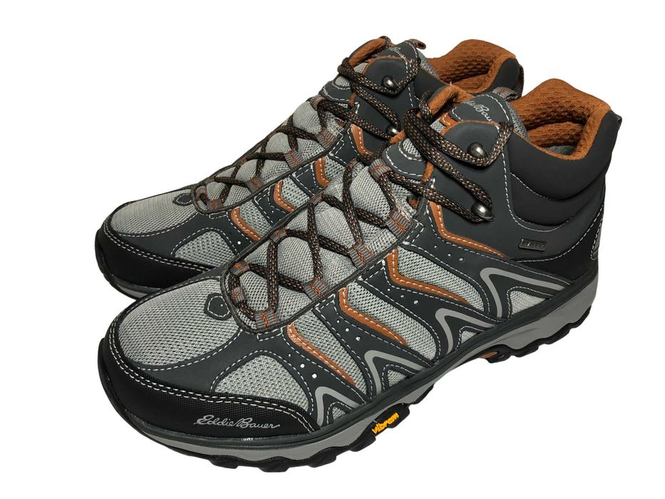 2840 Eddie Bauer Skórzane Buty Trekkingowe Męskie Wysokie Turystyczne 46