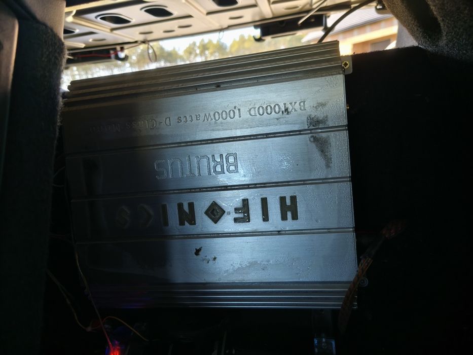 Subwoofer samochodowy potężny komplet