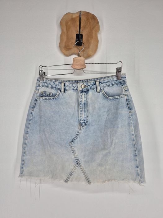 Spódnica jeansowa Boohoo 40 L 12 prosta