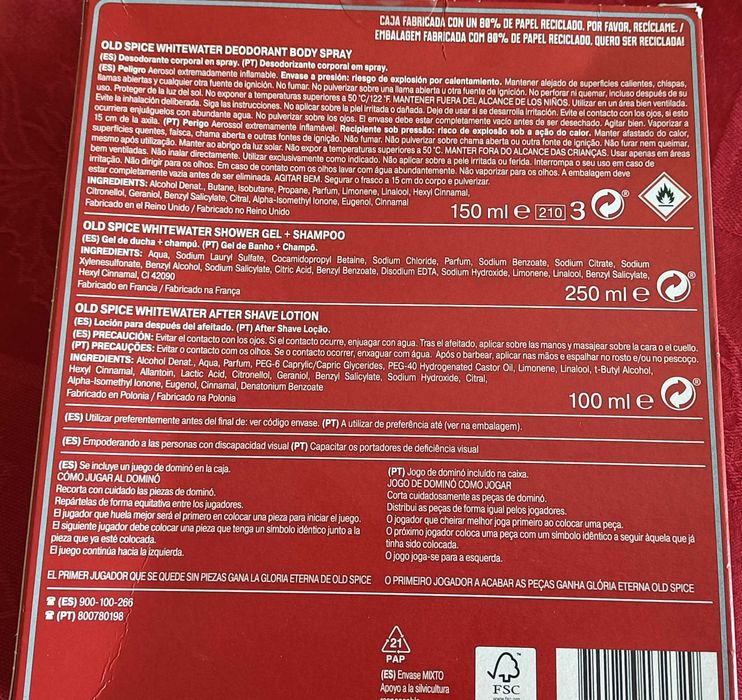 Coffret old spice