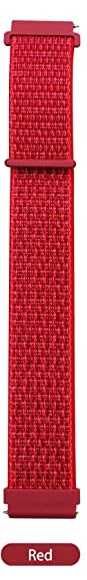 Bracelete de nylon, Red, 20mm