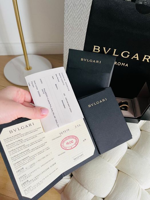 Кольцо bvlgari оригінал повний комплект + чек